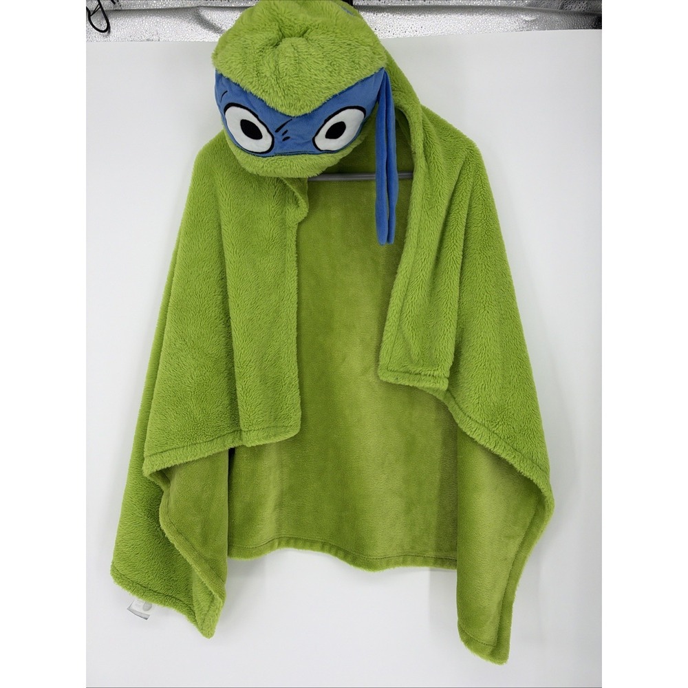 Teenage Mutant Mayhem Ninja Turtles Hooded Blanket Leonardo 50 X 30
